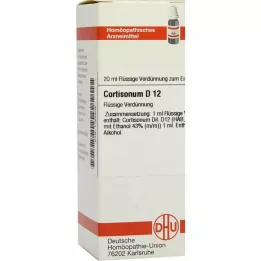 CORTISONUM Diluição D 12, 20 ml