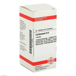 CORTISONUM D 6 Comprimidos, 80 Cápsulas
