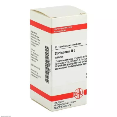 DHU Cortisonum D 6 comprimidos, 80 unidades DHU Cortisonum D 6 comprimidos, 80 unidades