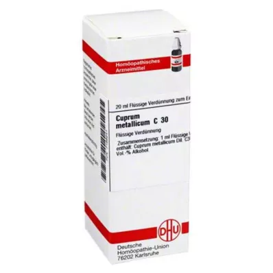CUPRUM METALLICUM Diluição C 30, 20 ml