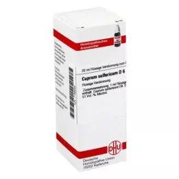 CUPRUM SULFURICUM Diluição D 6, 20 ml