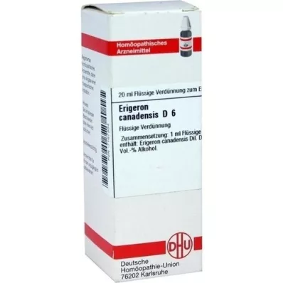 ERIGERON CANADENSIS Diluição D 6, 20 ml