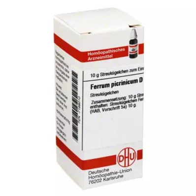 FERRUM PICRINICUM D 6 glóbulos, 10 g FERRUM PICRINICUM D 6 glóbulos, 10 g