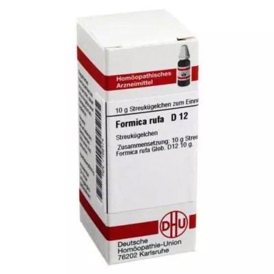 DHU Fórmica rufa D 12 glóbulos, 10 g