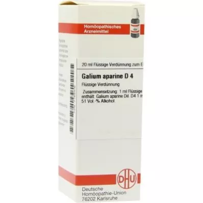 GALIUM APARINE Diluição D 4, 20 ml GALIUM APARINE Diluição D 4, 20 ml