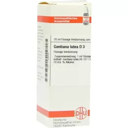 GENTIANA LUTEA Diluição D 3, 20 ml