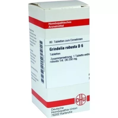 GRINDELIA ROBUSTA D 6 Comprimidos, 80 Cápsulas