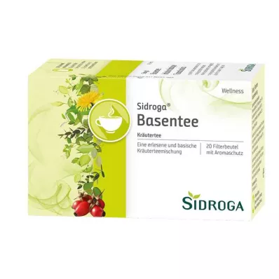 SIDROGA Saco de filtro para chá alcalino Wellness, 20X1,5 g SIDROGA Saco de filtro para chá alcalino Wellness, 20X1,5 g