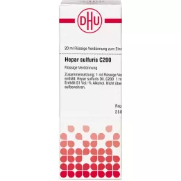 HEPAR SULFURIS Diluição C 200, 20 ml