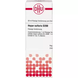 HEPAR SULFURIS Diluição D 200, 20 ml