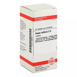 HEPAR SULFURIS C 6 Comprimidos, 80 Cápsulas