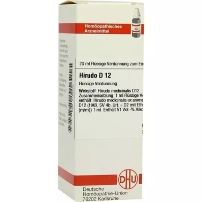 HIRUDO Diluição D 12, 20 ml