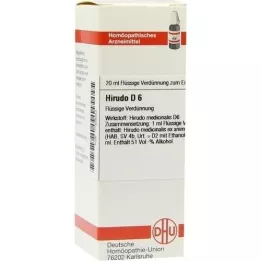 HIRUDO Diluição D 6, 20 ml