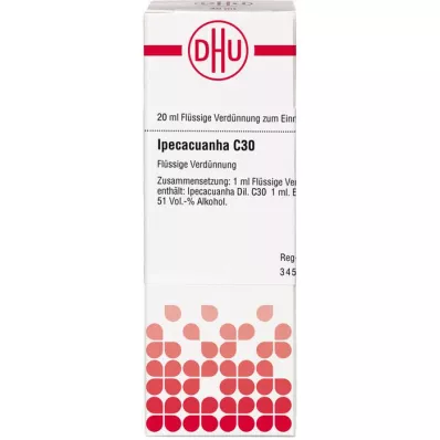 IPECACUANHA Diluição C 30, 20 ml