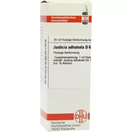 JUSTICIA Diluição de adhatoda D 6, 20 ml