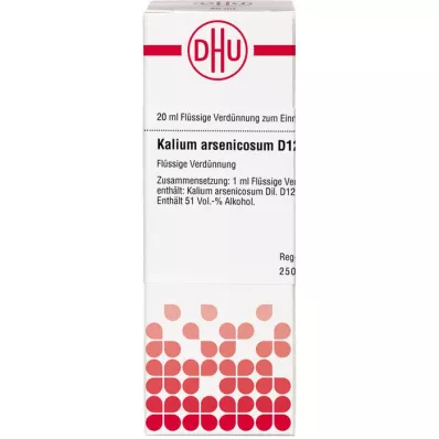 KALIUM ARSENICOSUM Diluição D 12, 20 ml