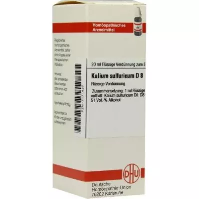 KALIUM SULFURICUM Diluição D 8, 20 ml KALIUM SULFURICUM Diluição D 8, 20 ml