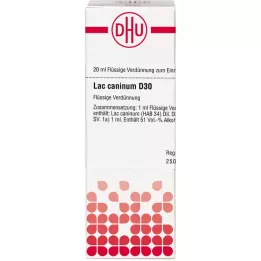 LAC CANINUM Diluição D 30, 20 ml