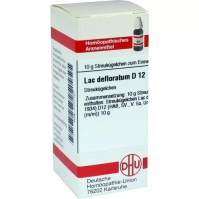 LAC DEFLORATUM D 12 glóbulos, 10 g