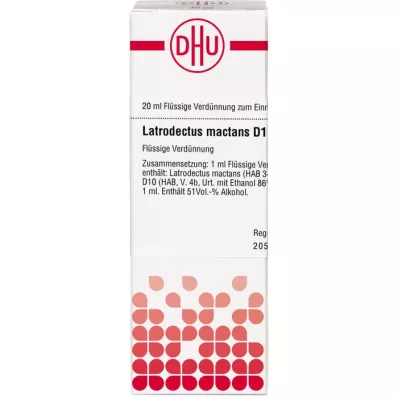 LATRODECTUS mactans D 10 diluição, 20 ml