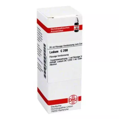 LEDUM Diluição C 200, 20 ml LEDUM Diluição C 200, 20 ml
