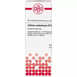 LITHIUM CARBONICUM Diluição D 12, 20 ml