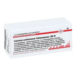 CALCIUM CARBONICUM Hahnemanni LM III Glóbulos, 5 g