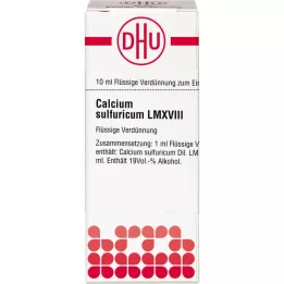 CALCIUM SULFURICUM LM XVIII Diluição, 10 ml