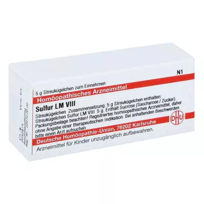 SULFUR LM VIII Glóbulos, 5 g SULFUR LM VIII Glóbulos, 5 g