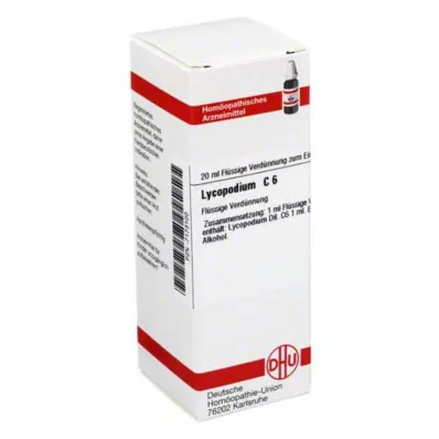 LYCOPODIUM Diluição C 6, 20 ml LYCOPODIUM Diluição C 6, 20 ml