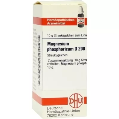 MAGNESIUM PHOSPHORICUM D 200 glóbulos, 10 g