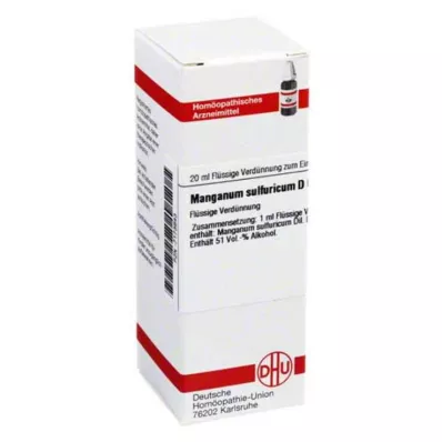 MANGANUM SULFURICUM Diluição D 6, 20 ml MANGANUM SULFURICUM Diluição D 6, 20 ml