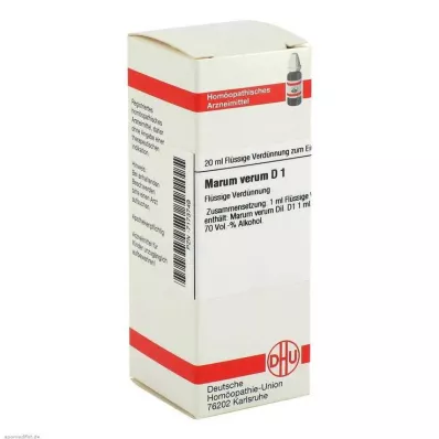 DHU Marum verum D 1 diluição, 20 ml DHU Marum verum D 1 diluição, 20 ml