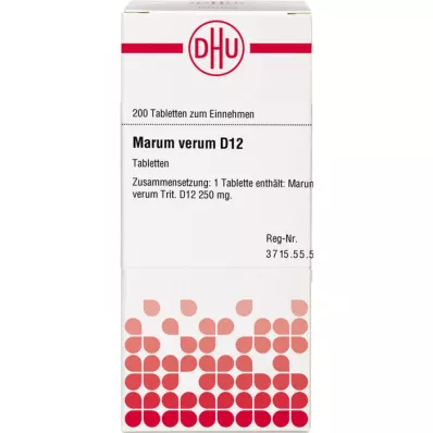 MARUM VERUM D 12 Comprimidos, 200 Cápsulas