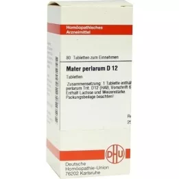 MATER PERLARUM D 12 Comprimidos, 80 Cápsulas