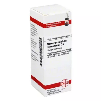 MERCURIUS SOLUBILIS Hahnemanni C 6 Diluição, 20 ml MERCURIUS SOLUBILIS Hahnemanni C 6 Diluição, 20 ml