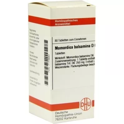 MOMORDICA BALSAMINA D 6 Comprimidos, 80 Cápsulas