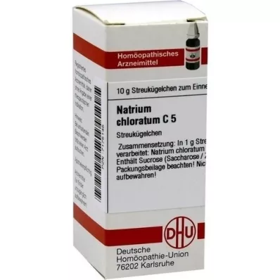 NATRIUM CHLORATUM C 5 glóbulos, 10 g