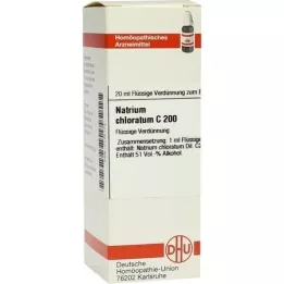 NATRIUM CHLORATUM Diluição C 200, 20 ml