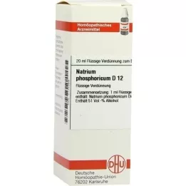 NATRIUM PHOSPHORICUM Diluição D 12, 20 ml