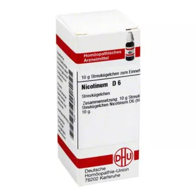 DHU Glóbulos de nicotina D 6, 10 g DHU Glóbulos de nicotina D 6, 10 g