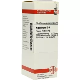 NICOTINUM Diluição D 6, 20 ml