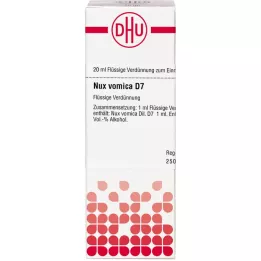 NUX VOMICA Diluição D 7, 20 ml