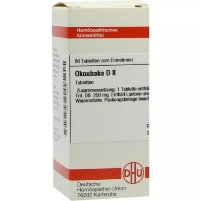 OKOUBAKA D 8 Comprimidos, 80 Cápsulas
