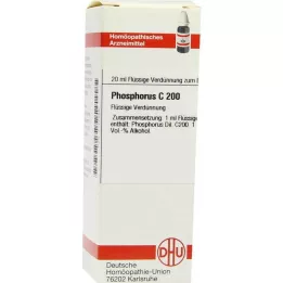 PHOSPHORUS Diluição C 200, 20 ml