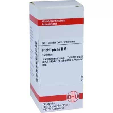 PICHI-pichi D 6 comprimidos, 80 unid