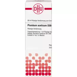 PLUMBUM ACETICUM Diluição D 30, 20 ml