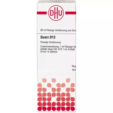 QUARZ Diluição D 12, 20 ml