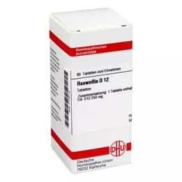 RAUWOLFIA D 12 Comprimidos, 80 Cápsulas