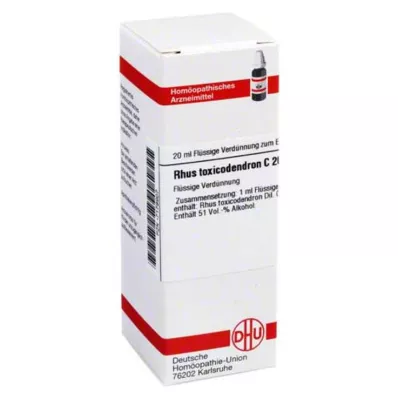 RHUS TOXICODENDRON Diluição C 200, 20 ml